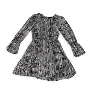 1. State Monochrome Patterned Mini Dress